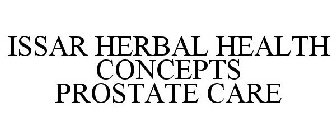 ISSAR HERBAL HEALTH CONCEPTS PROSTATE CARE