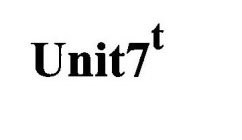 UNIT7 T