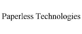 PAPERLESS TECHNOLOGIES