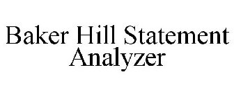 BAKER HILL STATEMENT ANALYZER