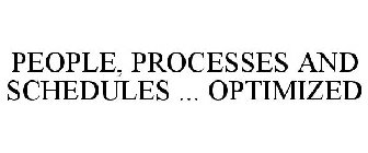 PEOPLE, PROCESSES AND SCHEDULES ... OPTIMIZED