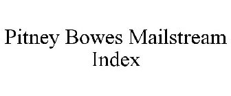 PITNEY BOWES MAILSTREAM INDEX