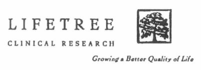 LIFETREE CLINICAL RESEARCH GROWING A BETTER QUALITY OF LIFE