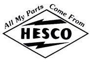 ALL MY PARTS COME FROM HESCO