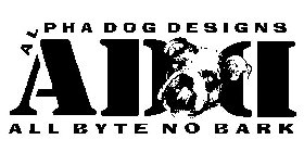 ALPHA DOG DESIGNS ADD ALL BYTE NO BARK