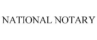 NATIONAL NOTARY