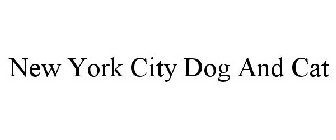 NEW YORK CITY DOG AND CAT