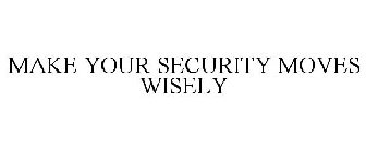 MAKE YOUR SECURITY MOVES WISELY