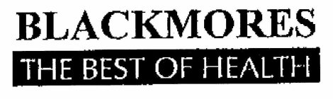 BLACKMORES THE BEST OF HEALTH