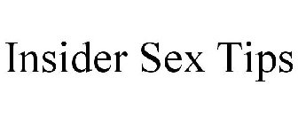 INSIDER SEX TIPS