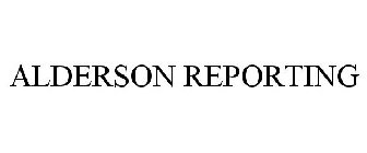 ALDERSON REPORTING