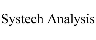 SYSTECH ANALYSIS