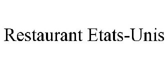 RESTAURANT ETATS-UNIS