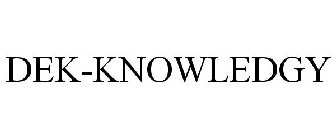 DEK-KNOWLEDGY