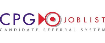 CPG JOBLIST CANDIDATE REFERRAL SYSTEM