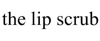 THE LIP SCRUB