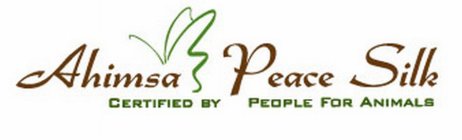 AHIMSA PEACE SILK CERTIFIED BY PEOPLE FOR ANIMALS
