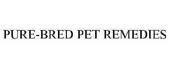 PURE-BRED PET REMEDIES