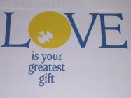 LOVE IS YOUR GREATEST GIFT