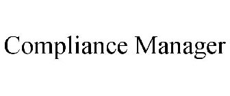 COMPLIANCE MANAGER