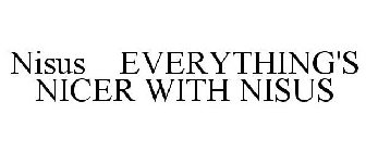 NISUS    EVERYTHING'S NICER WITH NISUS