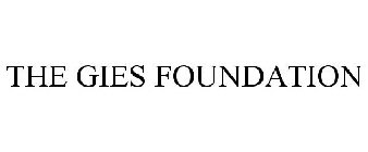 THE GIES FOUNDATION