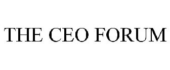 THE CEO FORUM