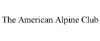 THE AMERICAN ALPINE CLUB