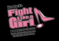 KYMROCK'S FIGHT LIKE A GIRL WWW.KYMROCK.COM TURNING INSTINCTIVE RESPONSE INTO EFFECTIVE SELF DEFENSE