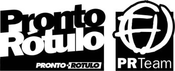 PRONTO ROTULO PR TEAM