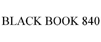 BLACK BOOK 840
