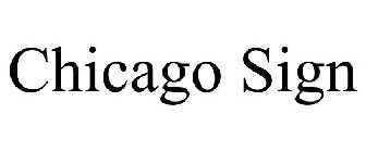 CHICAGO SIGN