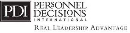 PDI PERSONNEL DECISIONS INTERNATIONAL REAL LEADERSHIP ADVANTAGE