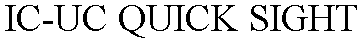 IC-UC QUICK SIGHT