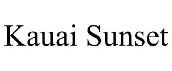 KAUAI SUNSET