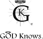 GK GOD KNOWS