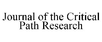JOURNAL OF THE CRITICAL PATH RESEARCH