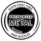 PREPAINTED METAL SAVES COST, TIME, AND HASSLES