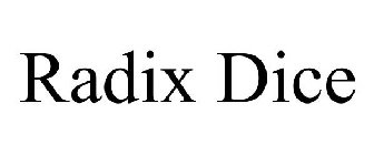 RADIX DICE