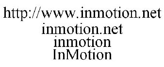 HTTP://WWW.INMOTION.NET INMOTION.NET INMOTION INMOTION