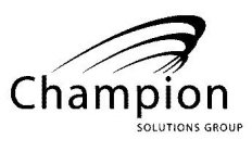CHAMPION SOLUTIONS GROUP