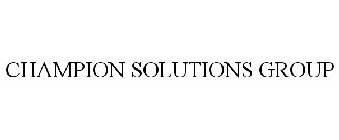CHAMPION SOLUTIONS GROUP