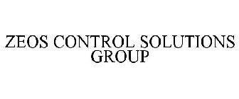 ZEOS CONTROL SOLUTIONS GROUP