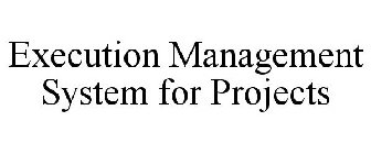EXECUTION MANAGEMENT SYSTEM FOR PROJECTS