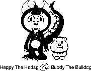 HAPPY THE HODAG & BUDDY THE BULLDOG