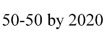 50-50 BY 2020