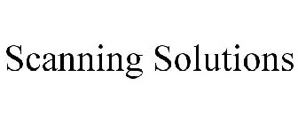 SCANNING SOLUTIONS