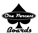 ONE PERCENT BOARDS