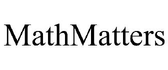 MATHMATTERS
