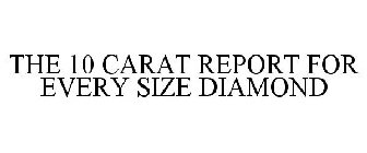 THE 10 CARAT REPORT FOR EVERY SIZE DIAMOND